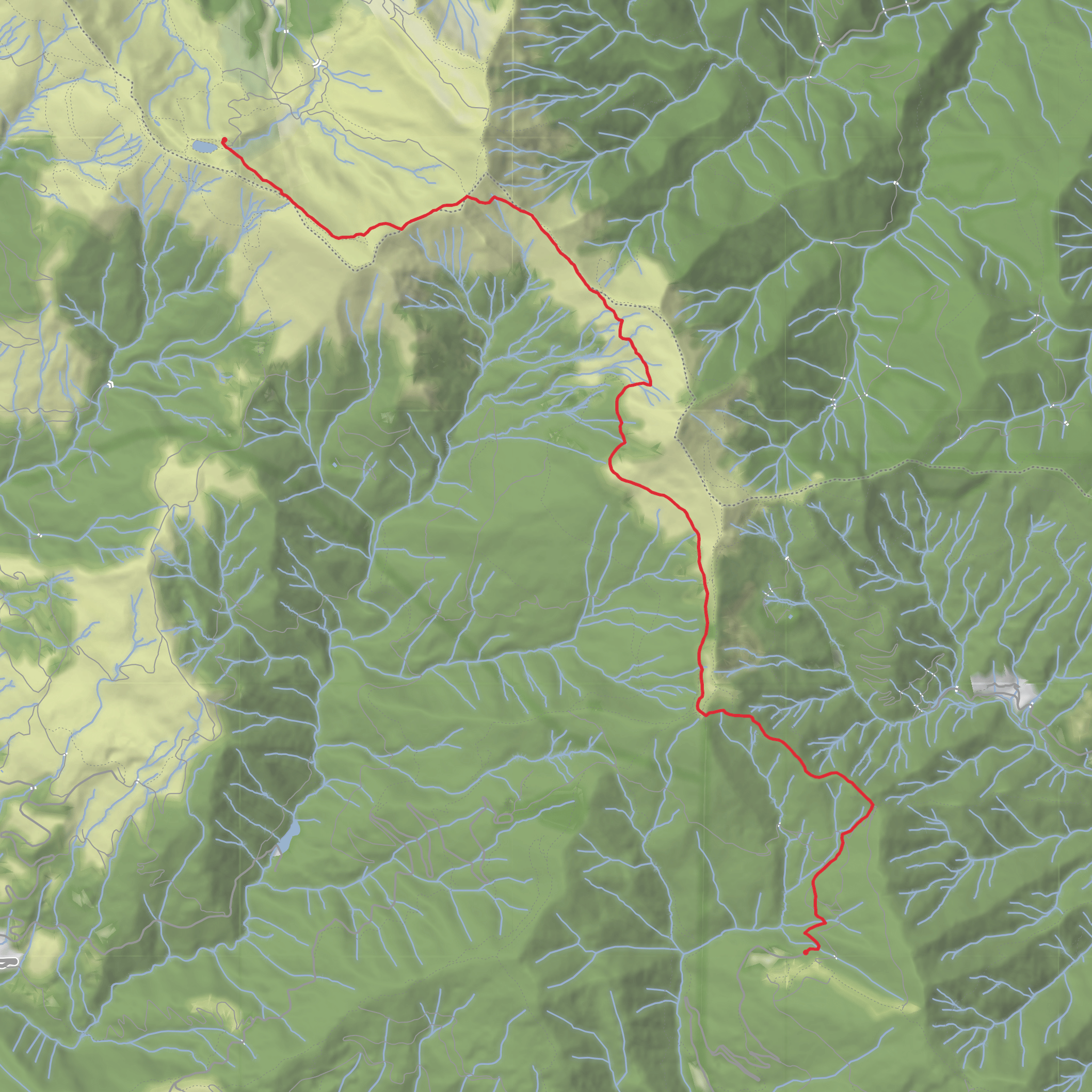 Casetta pulledrari - lago scaffaiolo mobile static map