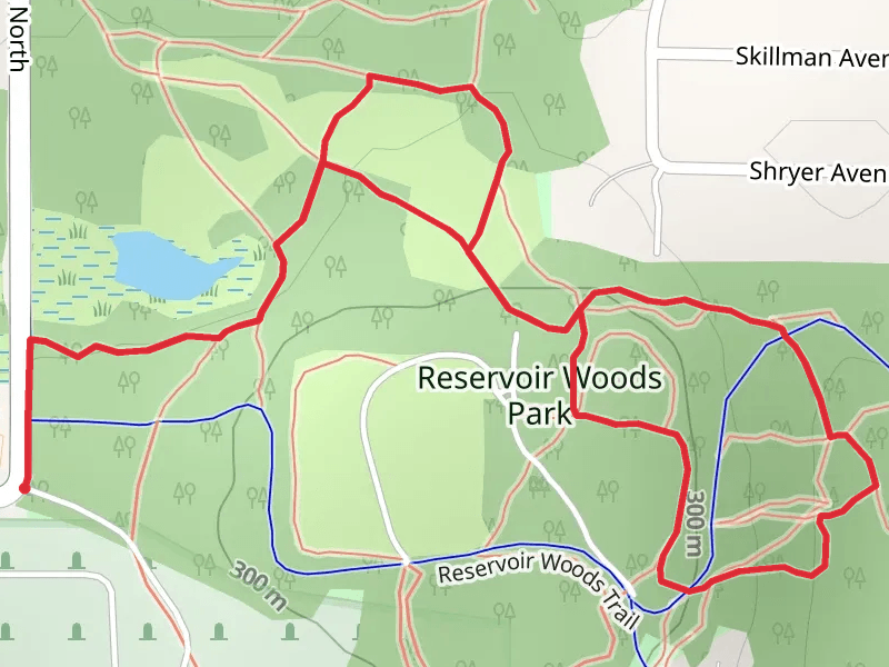 Reservoir Woods Park Loop