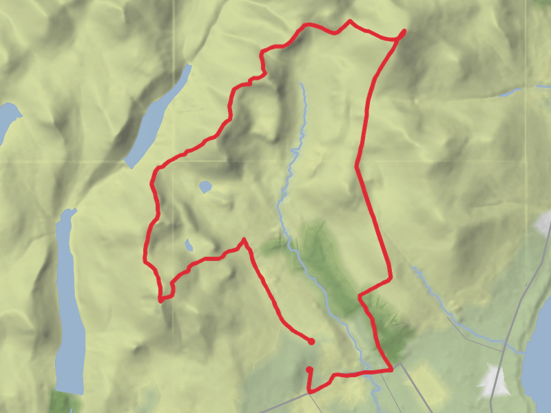 Slieve Binnan/Lamagan/Donard Loop thumbnail