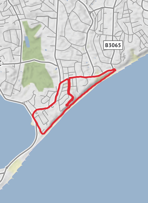 Poole Running mobile static map
