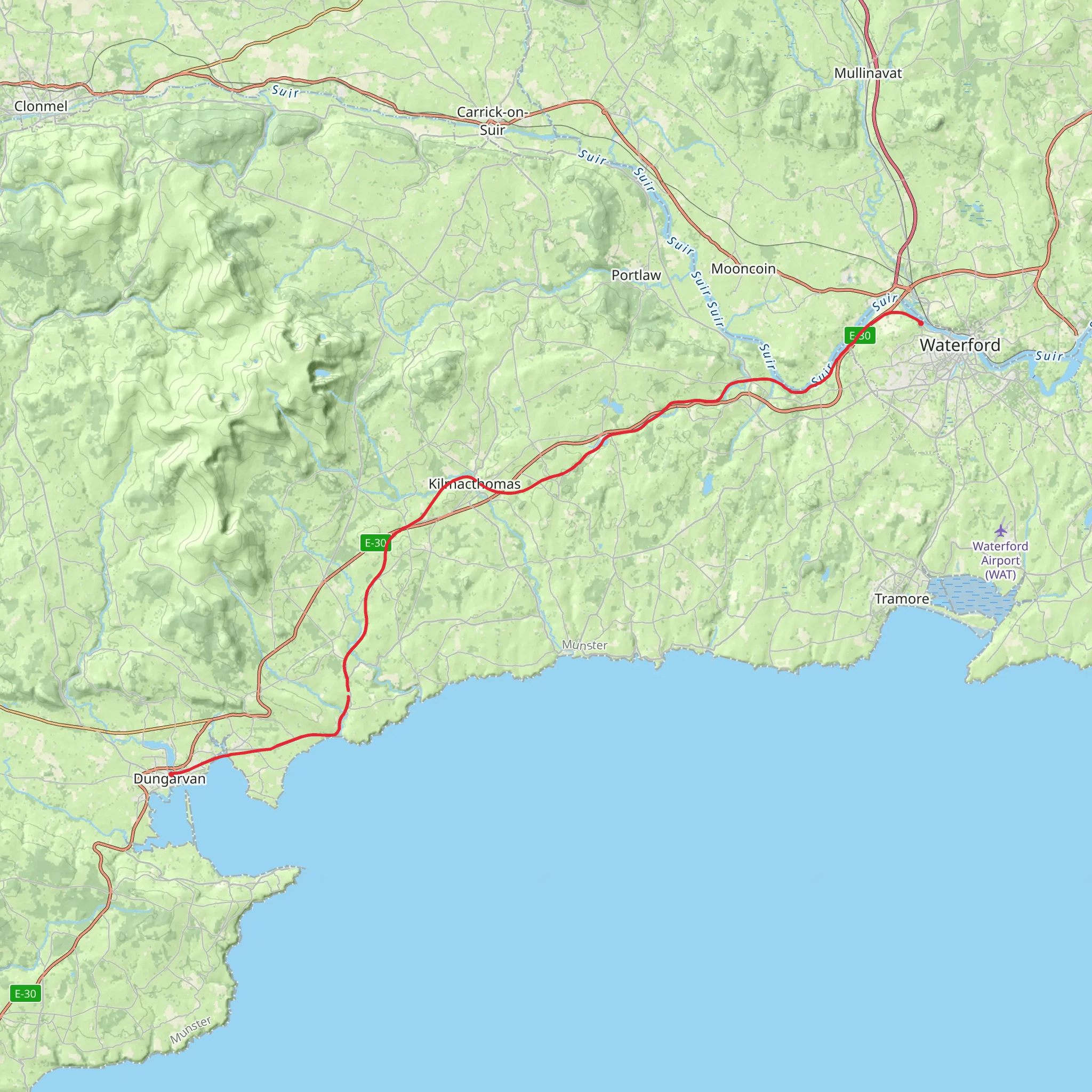 Waterford Greenway mobile static map