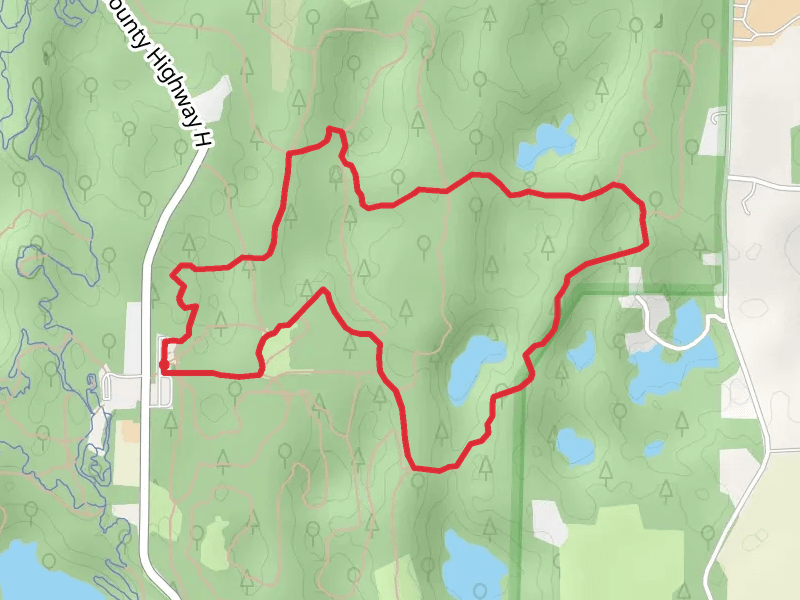 County Highway H - Blue Loop