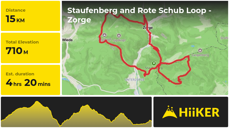 Staufenberg and Rote Schub Loop - Zorge | Göttingen | Germany