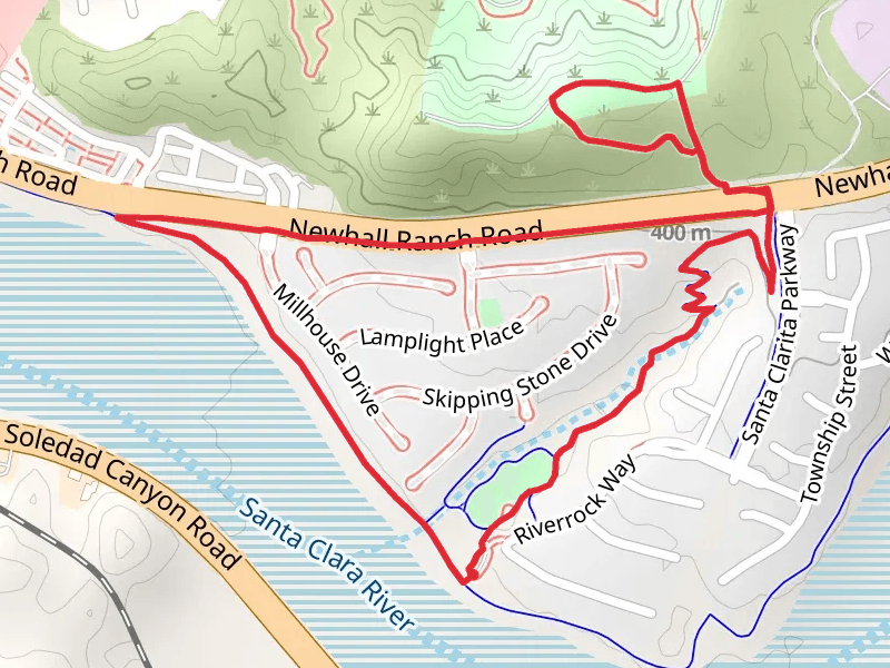 Santa Clara River and Central Park Loop Trail