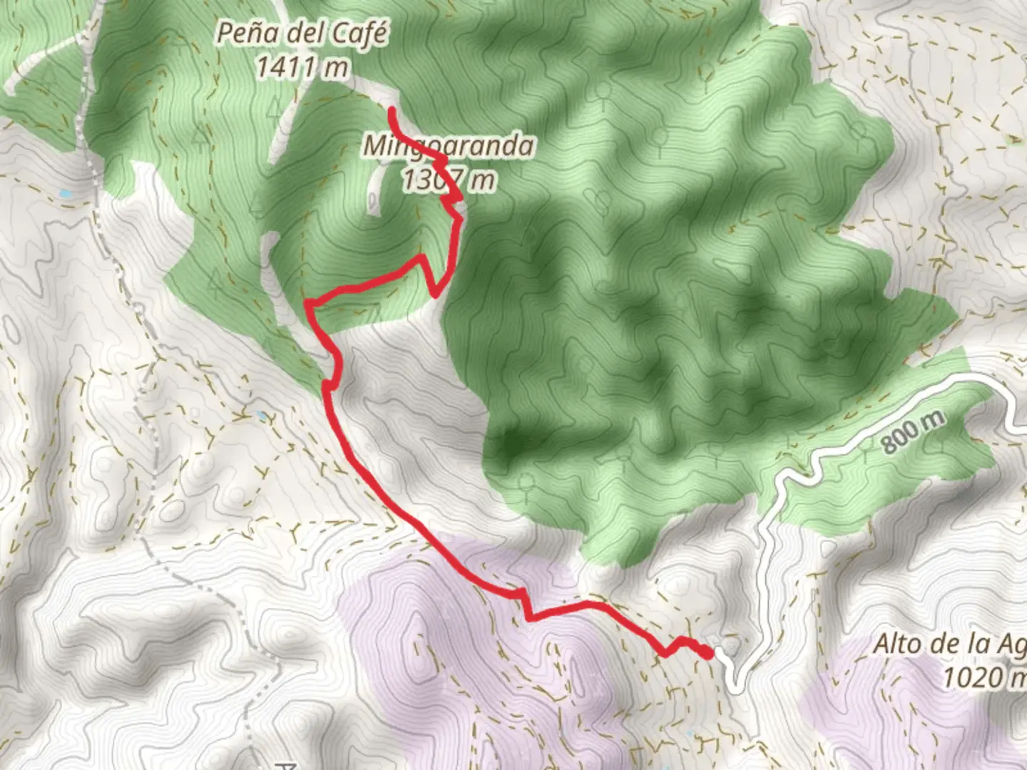 An image depicting the trail Viver de la Sierra - Peña Guzman or el Tolmo PR Z 70 and its surrounding area.