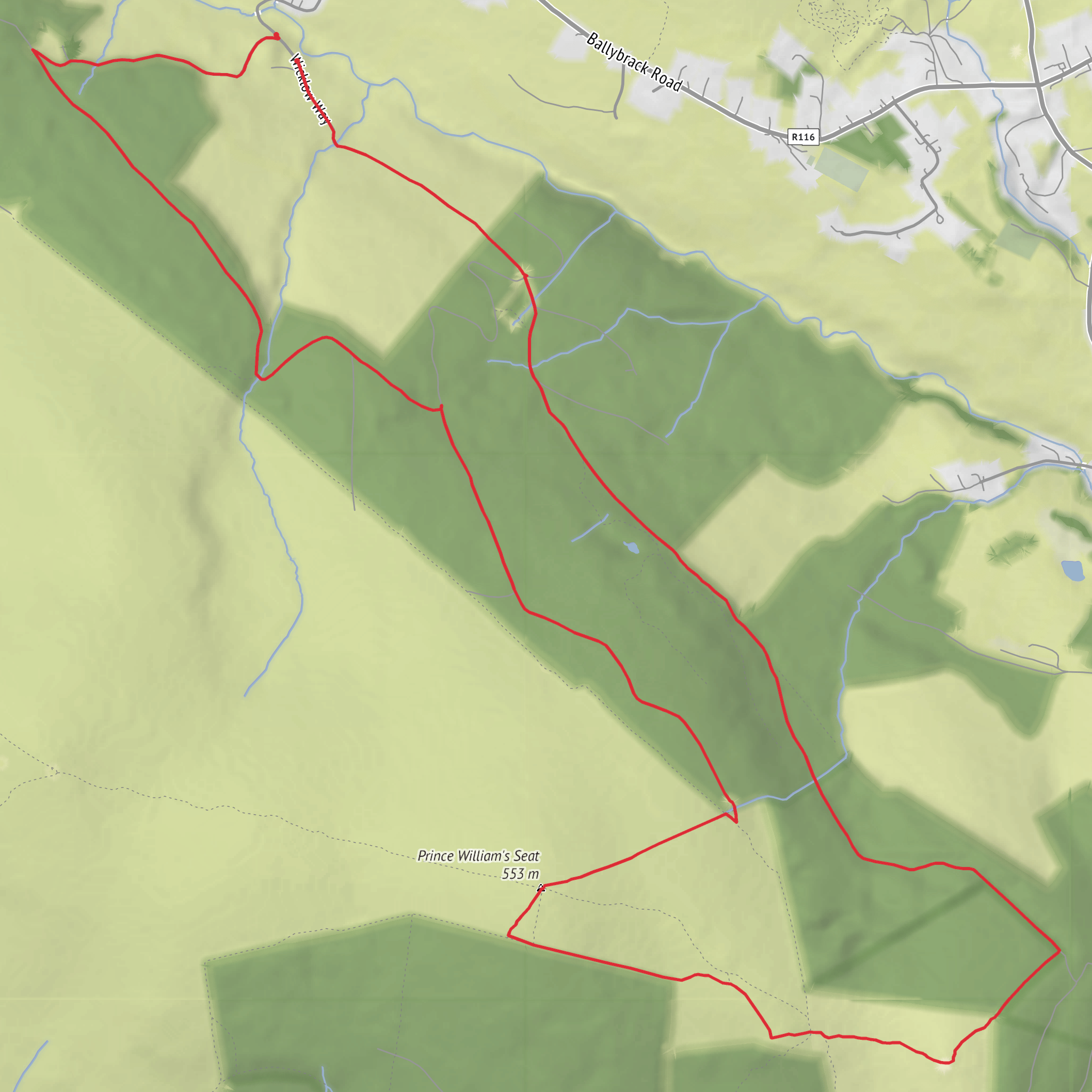 Boranaraltry, Prince William and Ravens Rock Loop mobile static map