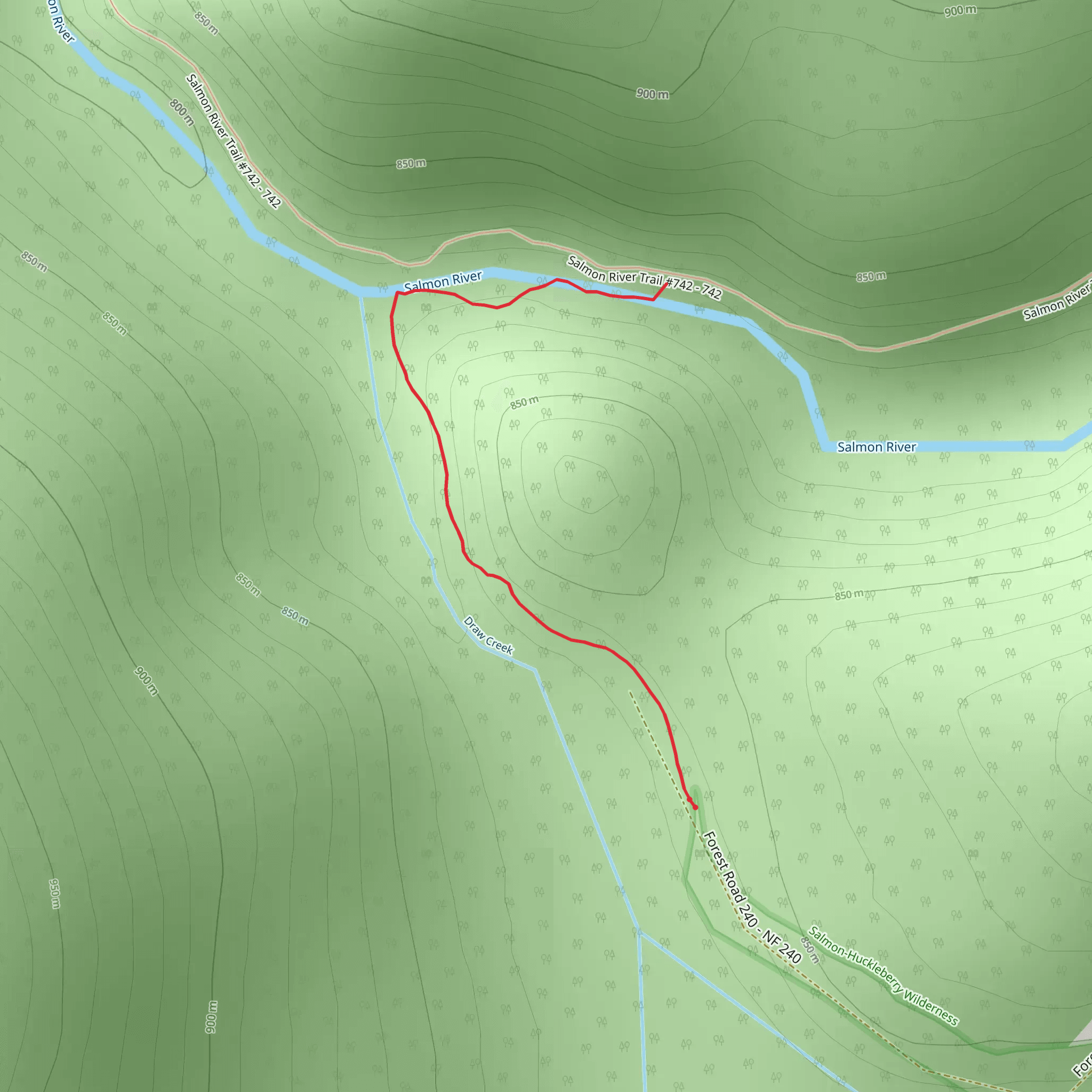 Linney Creek Trail mobile static map