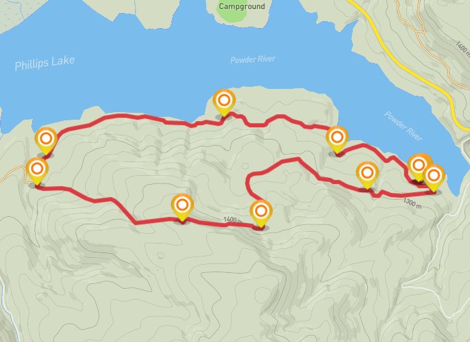 Phillips Loop #3 mobile static map