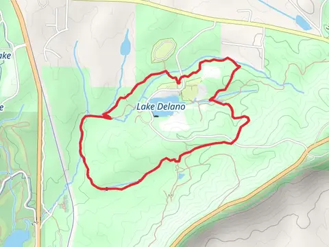 Delano Trail and Mountain Creek Nature Trail Loop
