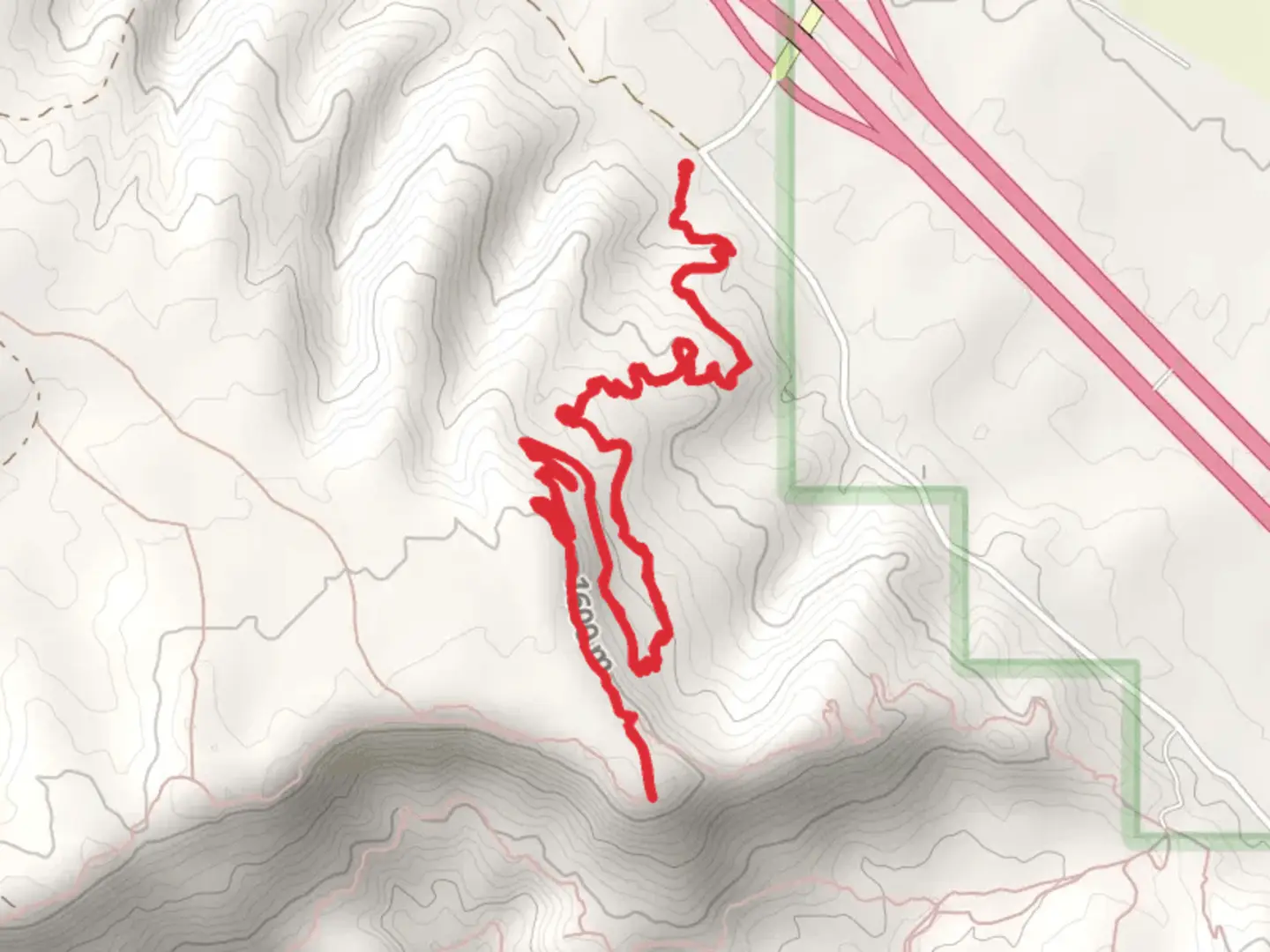 An image depicting the trail Mack Ridge and Hawkeye Trail and its surrounding area.