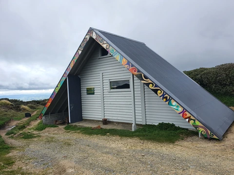 A Frame Hut and Takapari Road Track