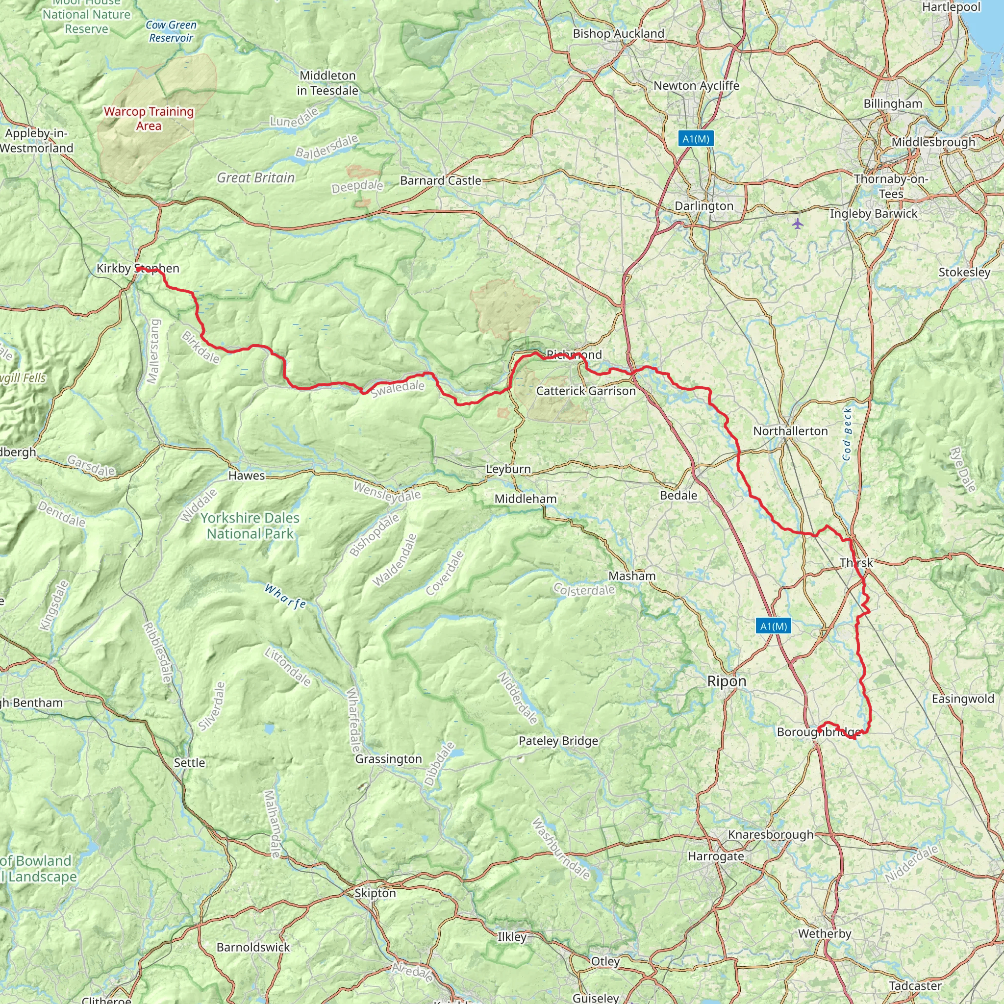 Swale Way mobile static map