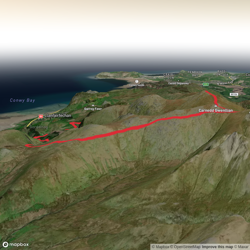 Aber Falls and Northern Carneddau (2)