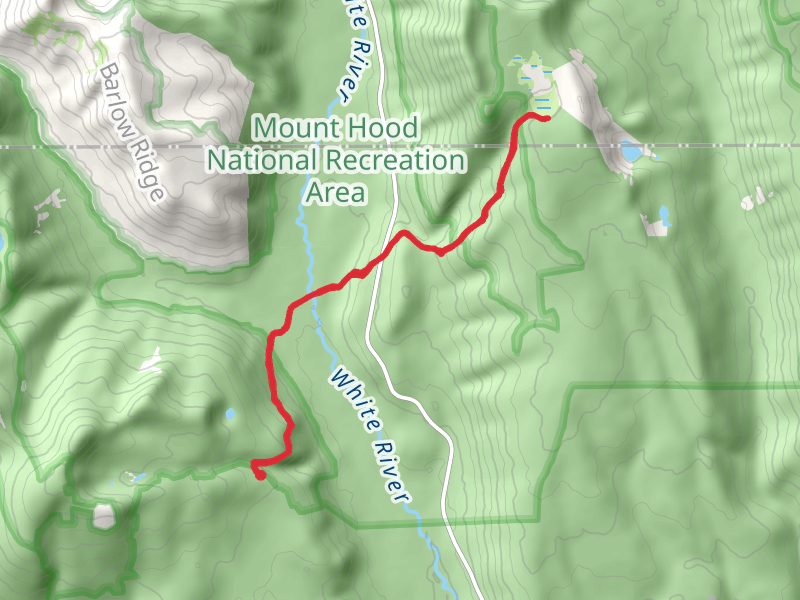 Bonney Meadows Trail mobile static map