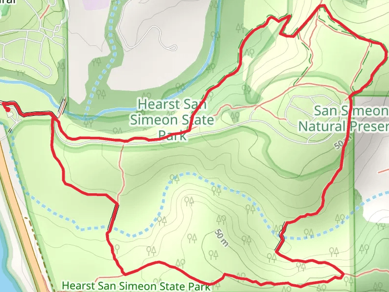 Hearst San Simeon State Park Loop