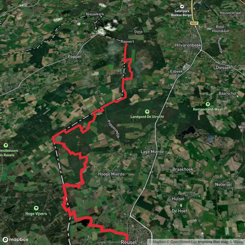 Reusel to Roovert via Grenslandpad