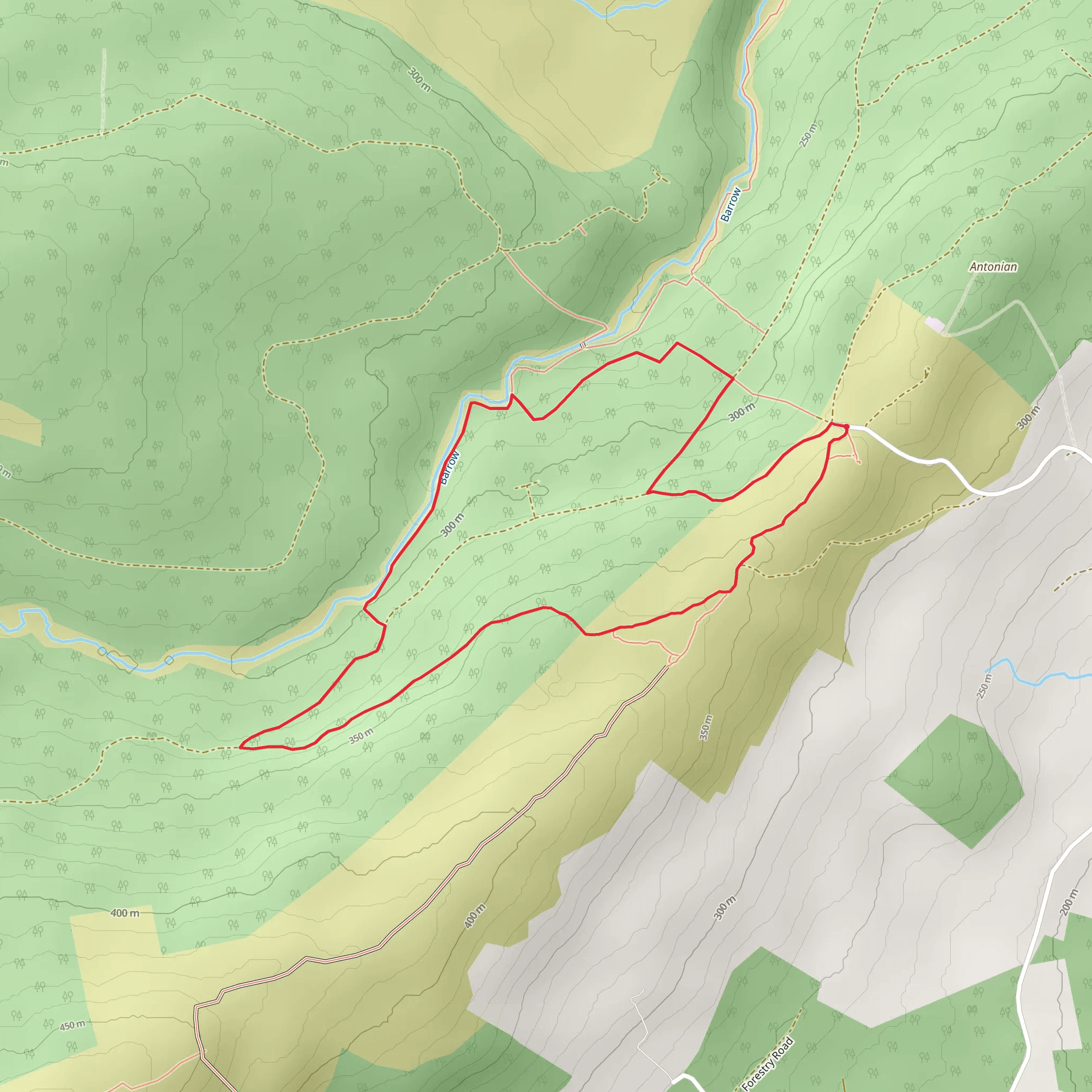 Lost Village Trail mobile static map