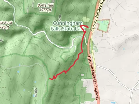 Catoctin National Recreation Trail - Short from Catoctin Furnace Road