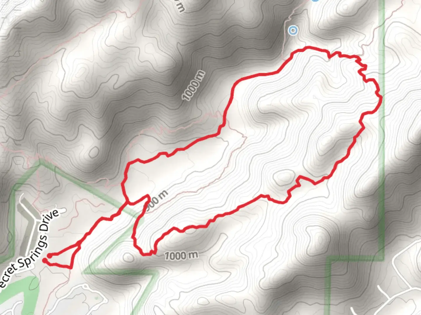 An image depicting the trail Wild Burro Loop Trail and its surrounding area.