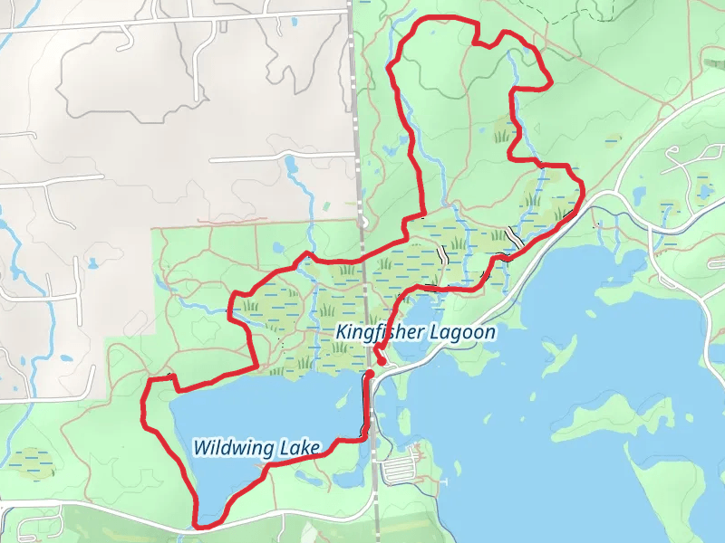 Wildwing Trail, Deer Run and Fox Trail