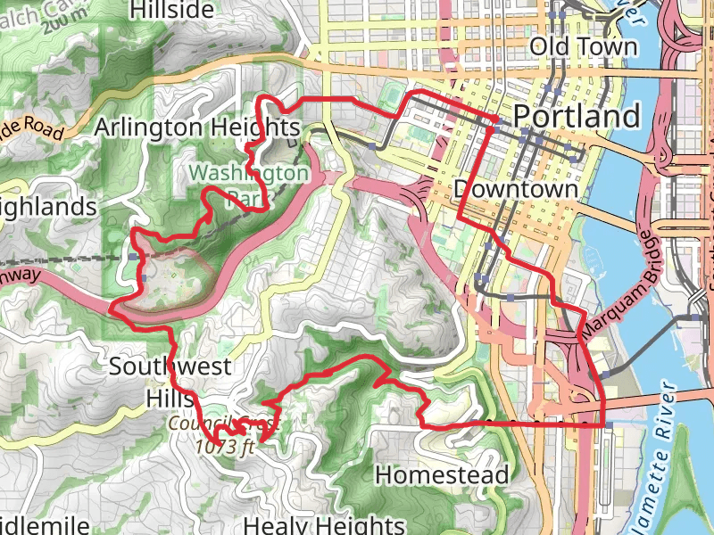 Mac Trail, Wildwood Trail and 4T Trail Loop