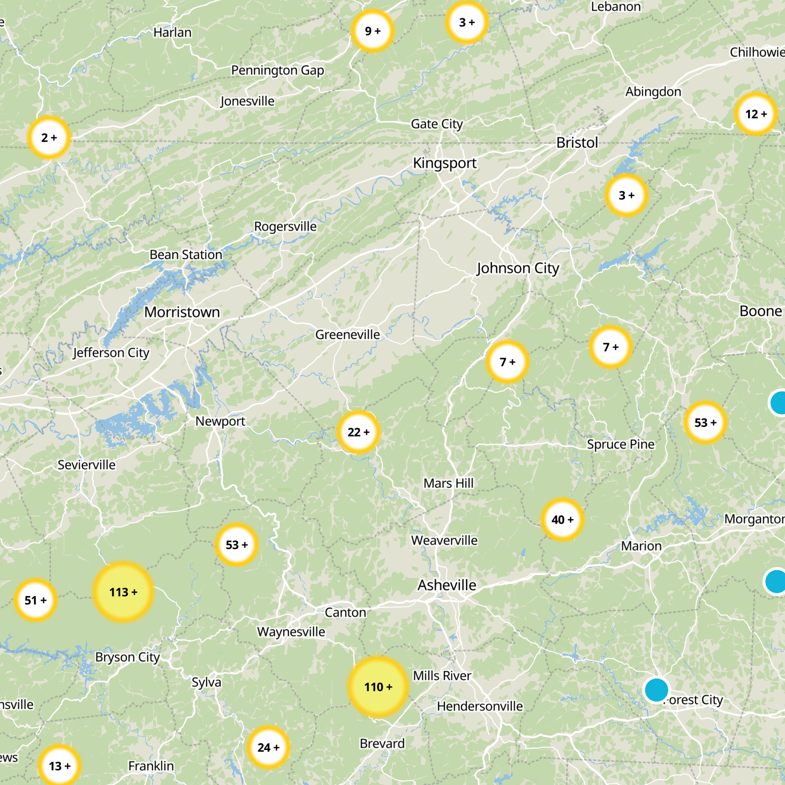 Greene County Static Map