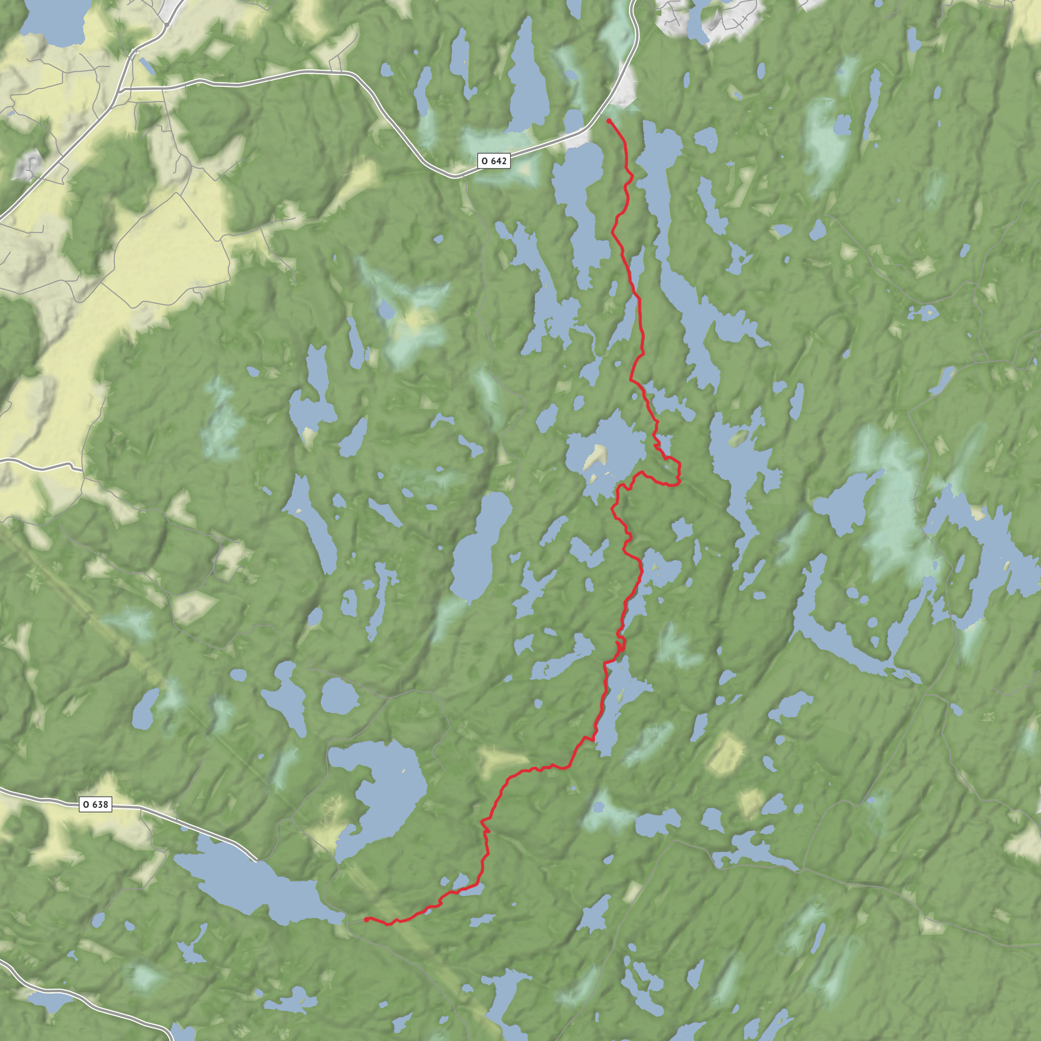 Bohusleden Trail stage 19 mobile static map
