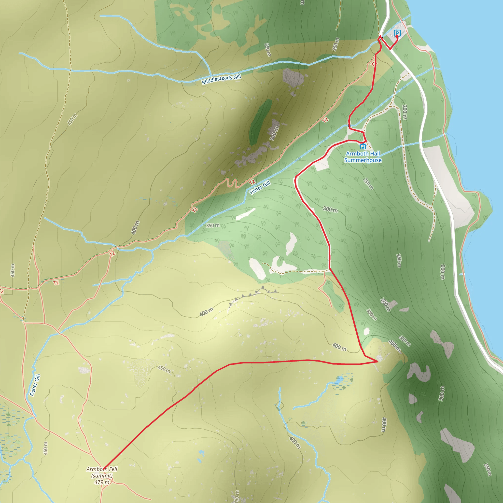 Armboth Fell mobile static map