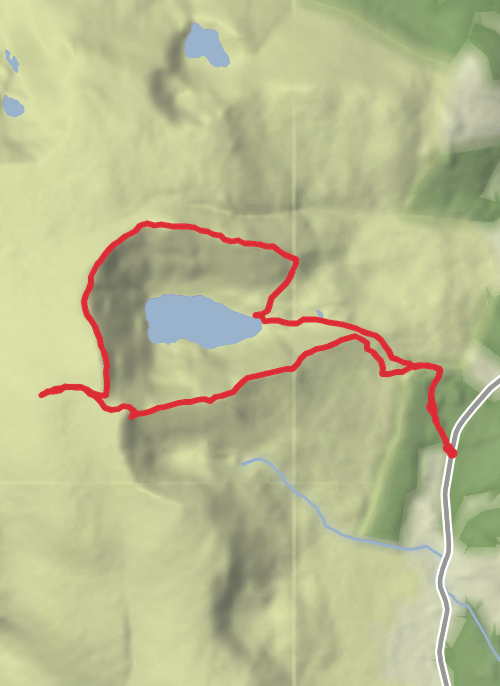 Comeraghs Kilcooney Loop mobile static map