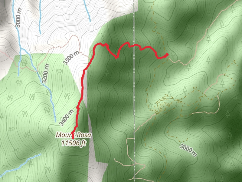 Mt Rosa Trail