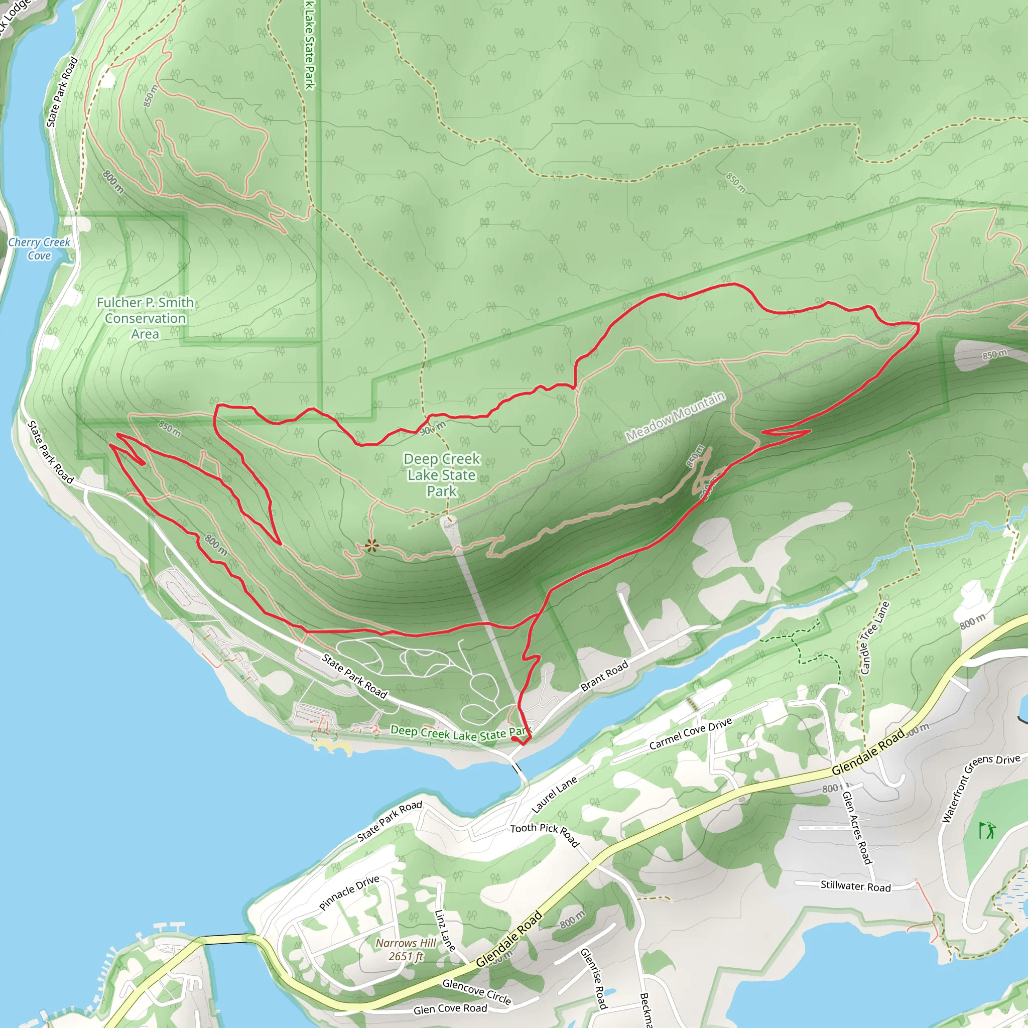 Indian Turnip Loop Trail mobile static map