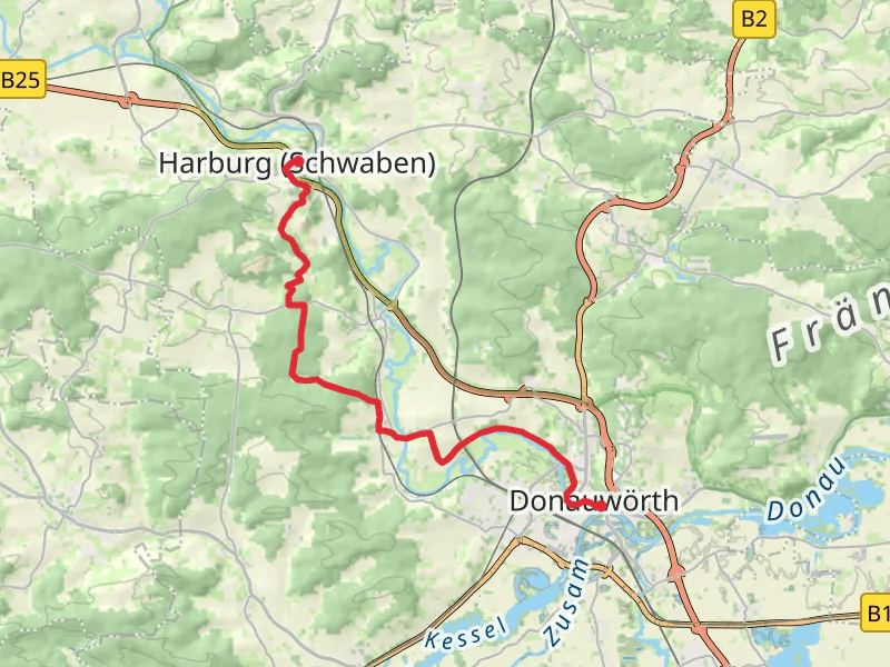 Harburg to Donauworth Walk