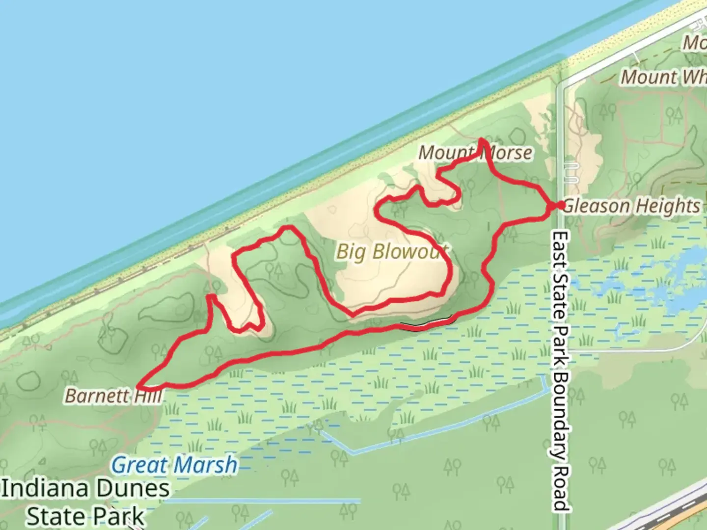 An image depicting the trail Paradise Valley and The Pinery Loop - Trail 10 - 9 and its surrounding area.