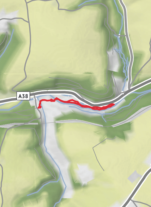 Cornwall Walking mobile static map
