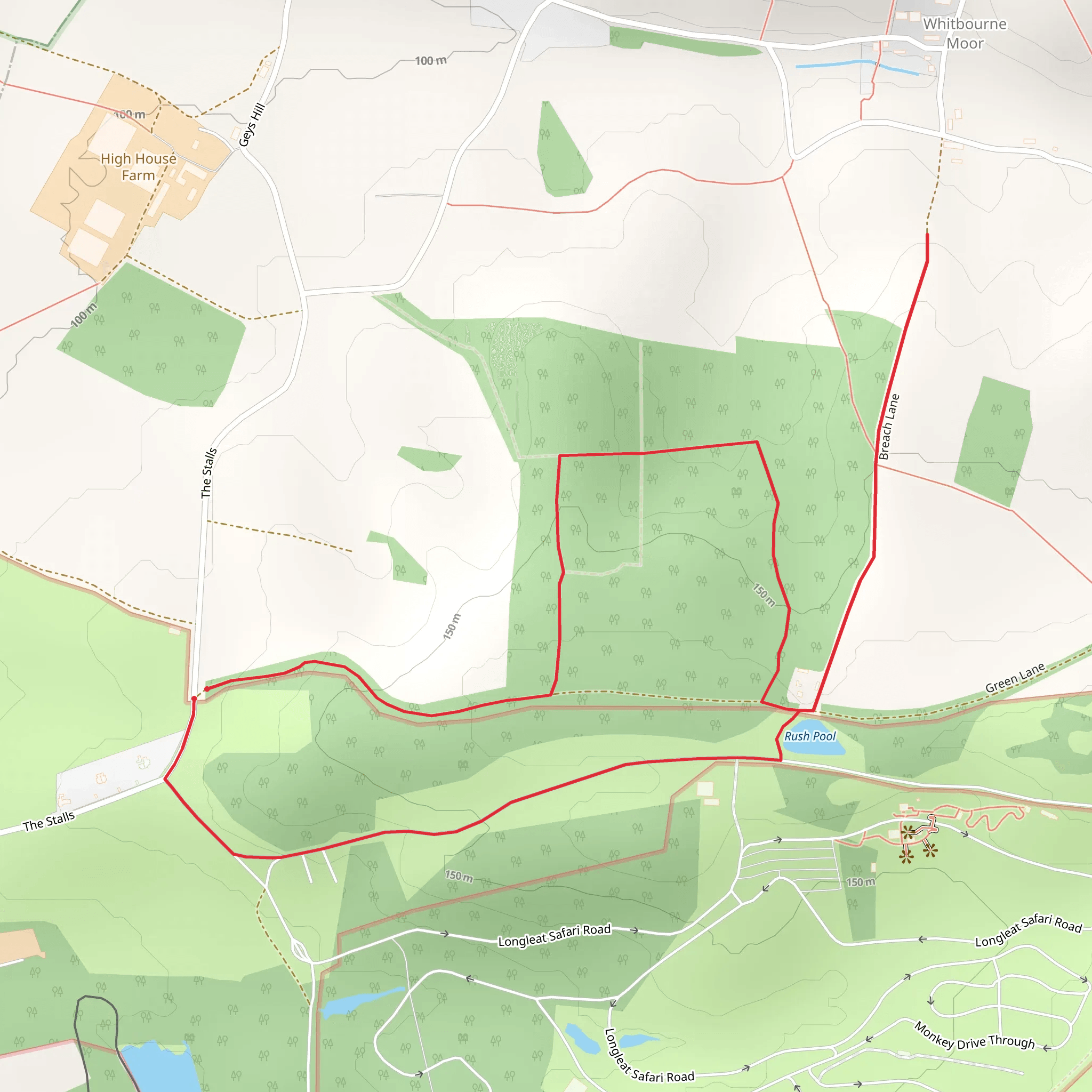 Dertford Wood mobile static map