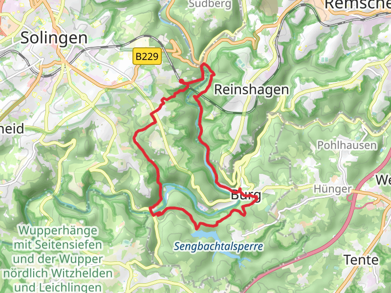 Schaberg and Schloss Burg Loop