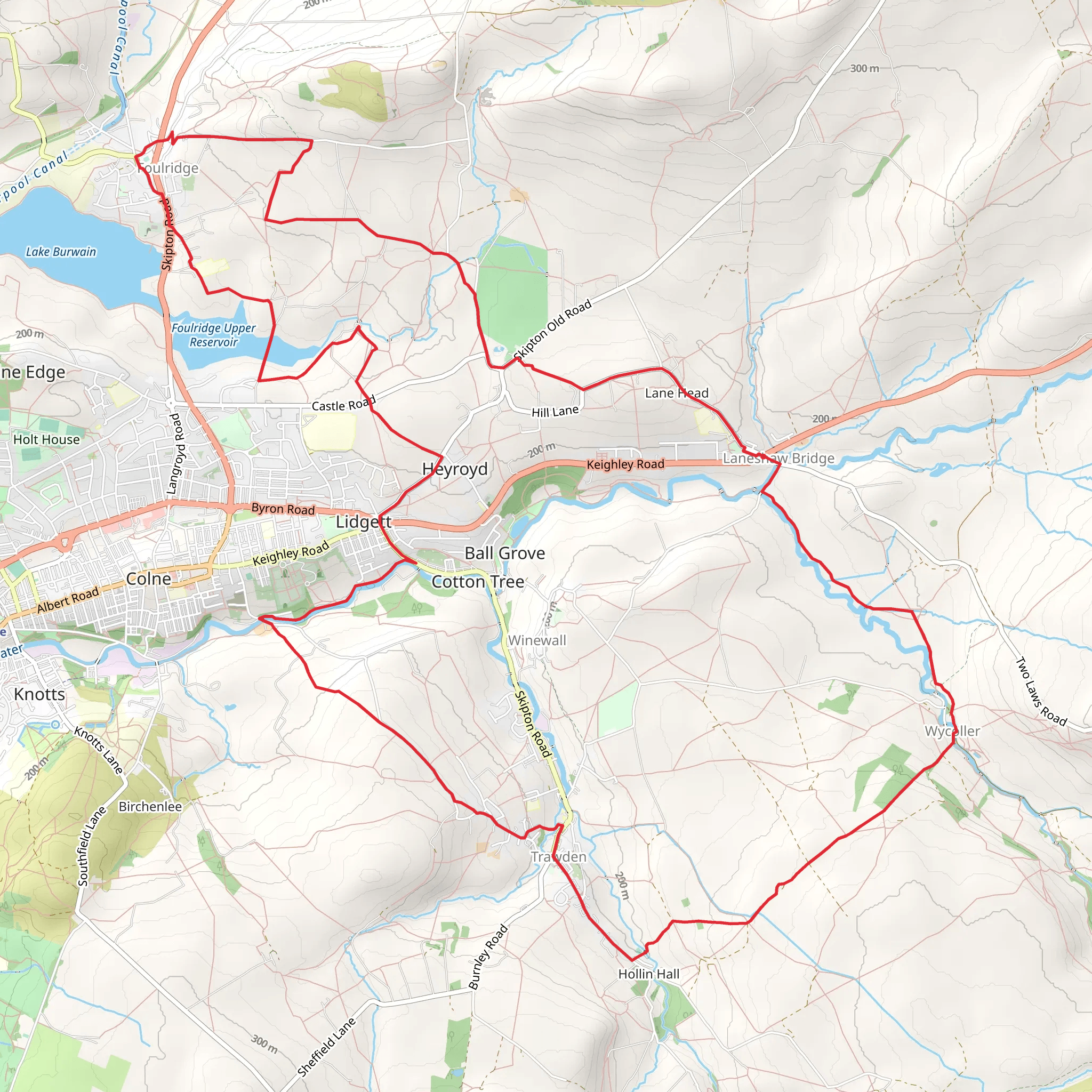 Three Villages Loop mobile static map