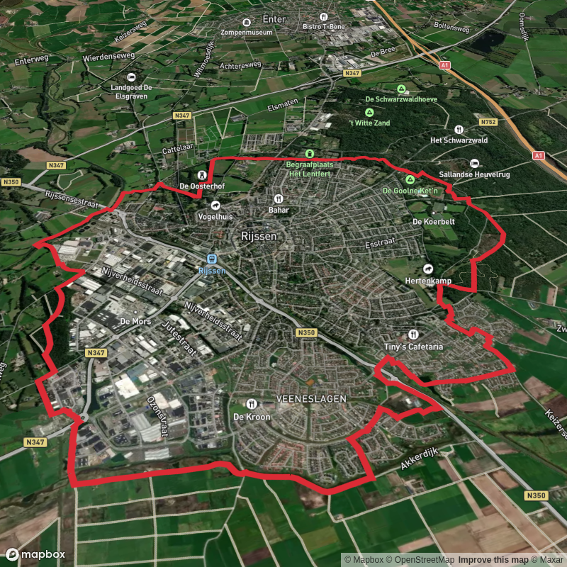 De Ravijntjes and Noorderbosch via Overijssels Havezatenpad and Akkerdijk
