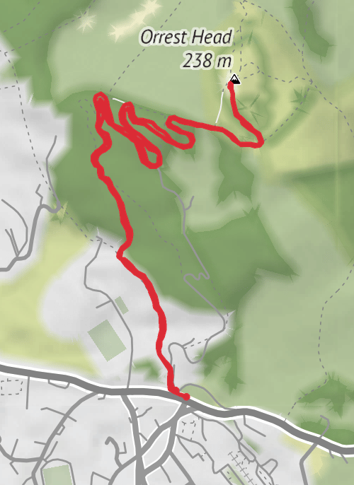 South Lakeland Hiking mobile static map
