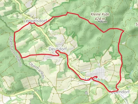 Eichhoernchen Wanderweg Lauter