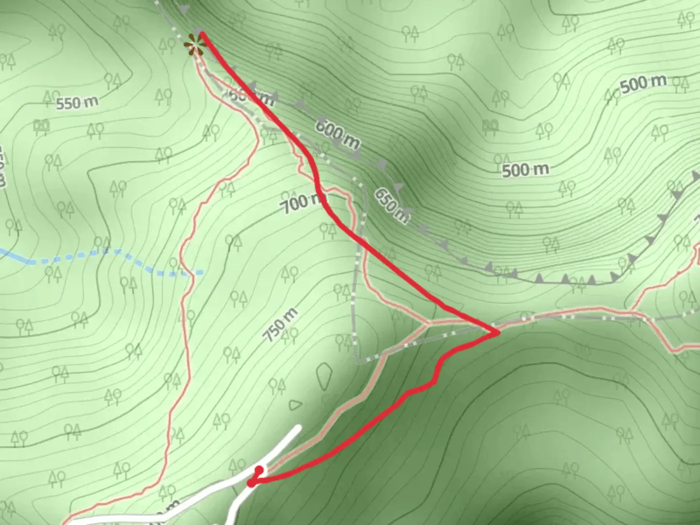 An image depicting the trail Pholis Gap Track and its surrounding area.