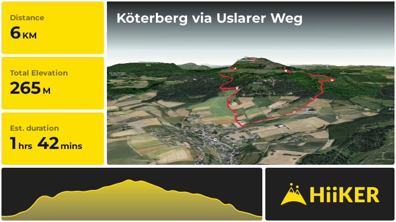 Köterberg via Uslarer Weg | Kreis Höxter | Germany