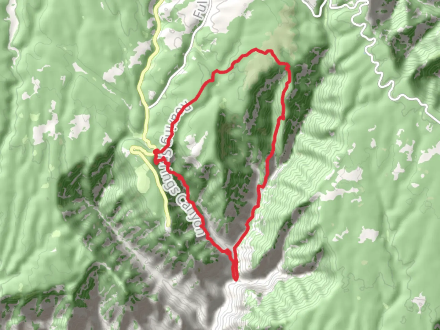 An image depicting the trail Ken Patrick, Old Bright Angel and North Kaibab Loop Trail and its surrounding area.