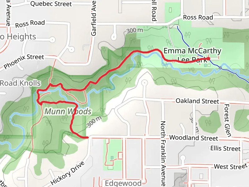 Clear Creek and Munn Woods Walk