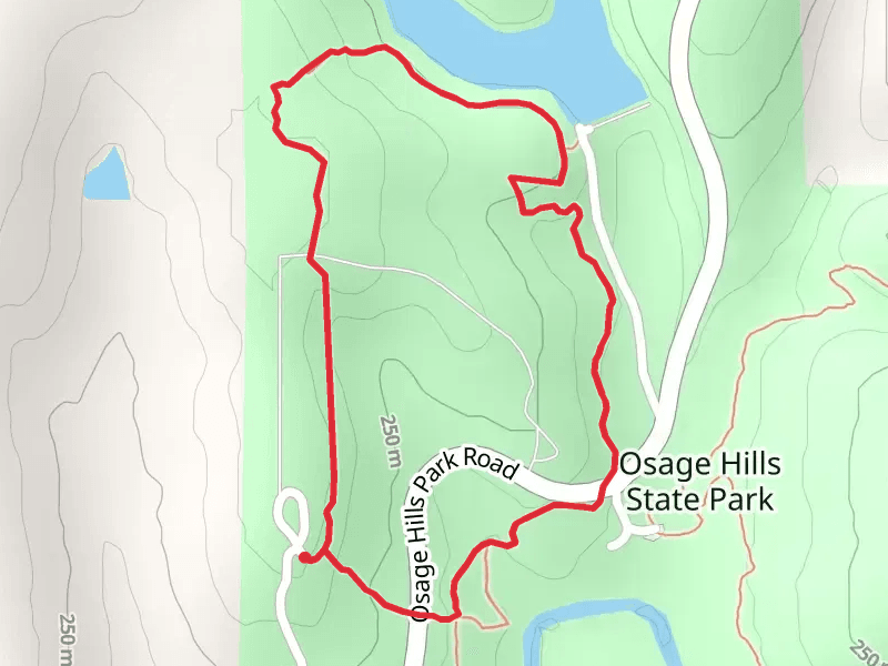 Osage Hills State Park Loop - North
