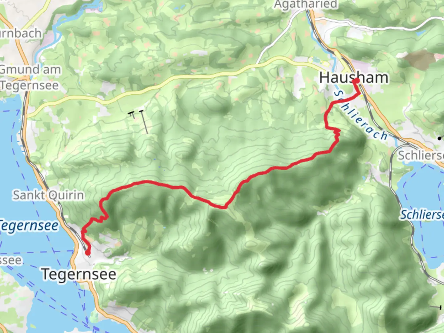 Hausham to Tegernsee via Bayrische Voralpen | Miesbach | Germany