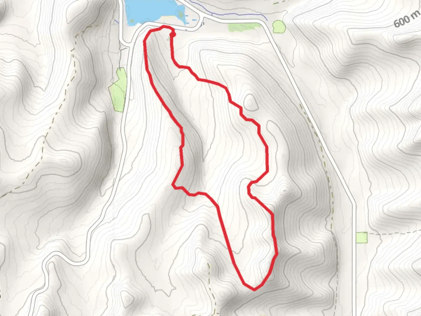 An image depicting the trail Beehunter Trail Loop and its surrounding area.