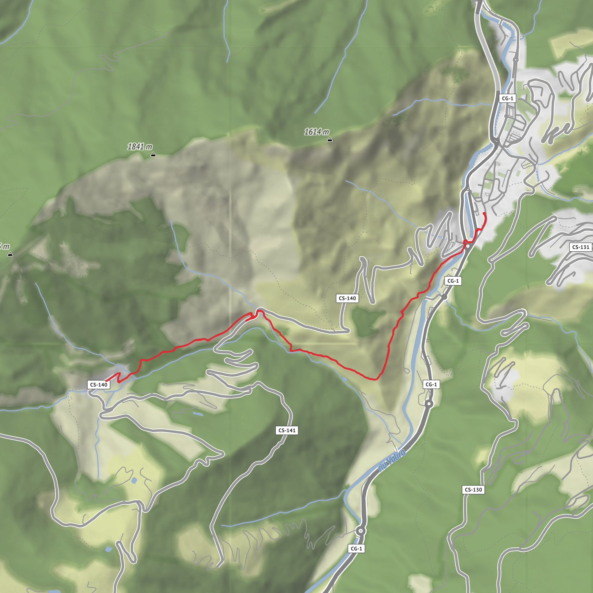 Camí de Fontaneda mobile static map