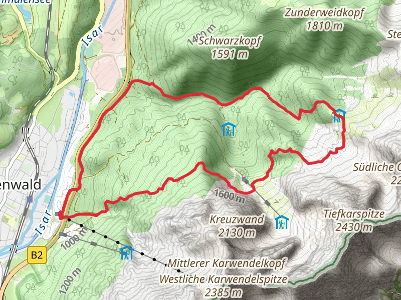 Erzgrube, Hochlandhutte and Schonwald Loop via Ochsenbodensteig