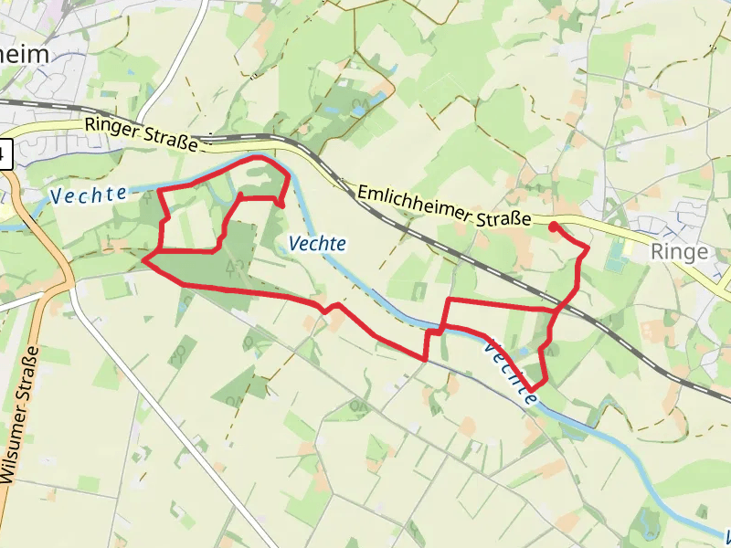 Vechteweg, An der Vechte and Marschweg Loop